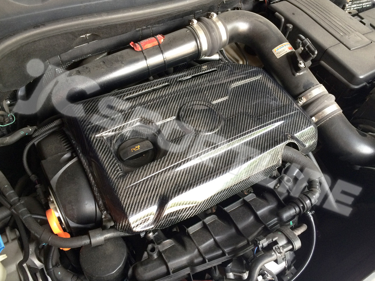 VW GOLF VI 6 GTI carbon fiber ENGINE COVER