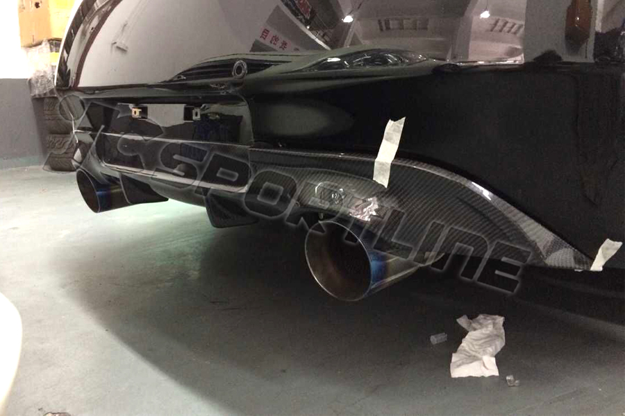 Carbon Fiber Rear Bumper Diffuser for Infiniti G37 Coupe 2009-2013