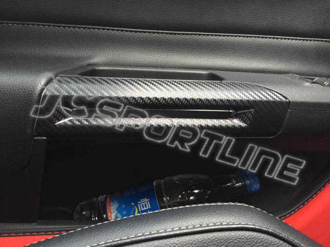 10pcs Set Carbon Fiber Interior Dash Trim Kit For Ford